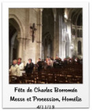 Fête de Charles Borromée Messe et Procession, Homélie  4/11/13