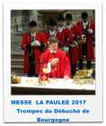 MESSE  LA PAULEE 2017 Trompes du Débuché de Bourgogne